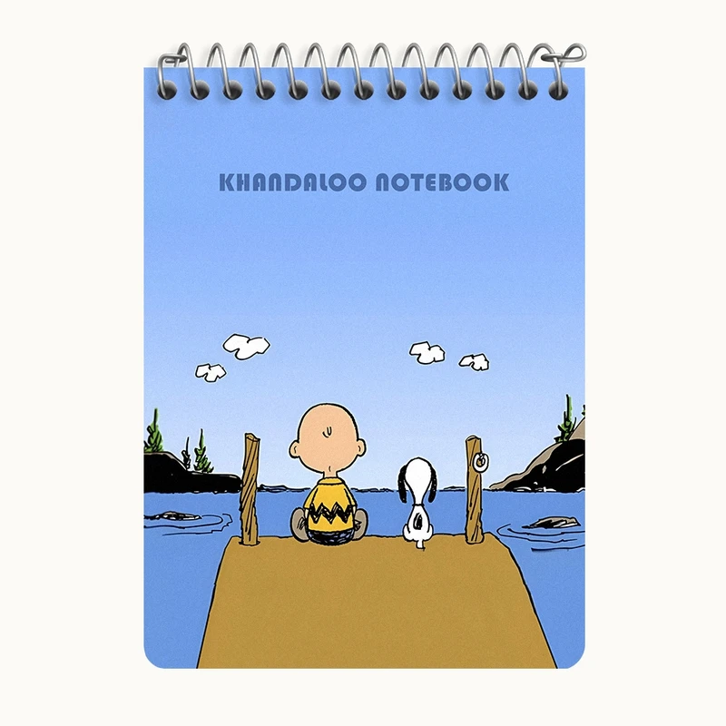 دفتر یادداشت 50 برگ خندالو طرح اسنوپی (snoopy) کد N6360