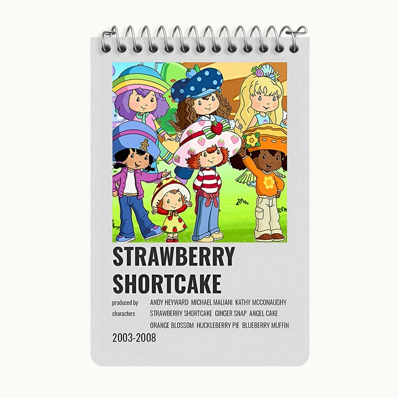 دفتر یادداشت 50 برگ خندالو طرح Strawberry Shortcake's Berry Bitty Advent کد F14218