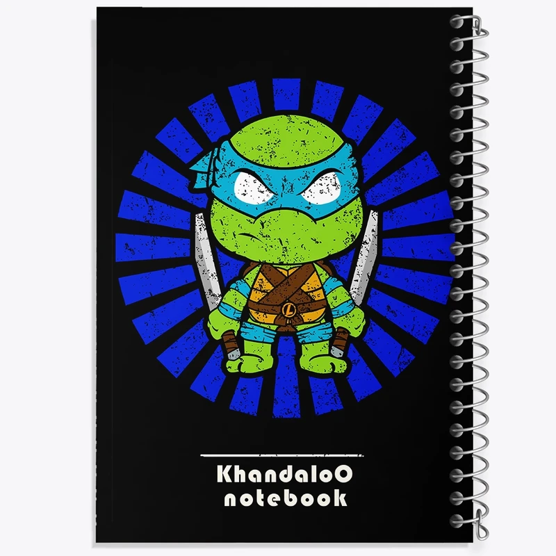 دفتر لیست خرید 50 برگ خندالو طرح لاکپشت های نینجا کد N9455