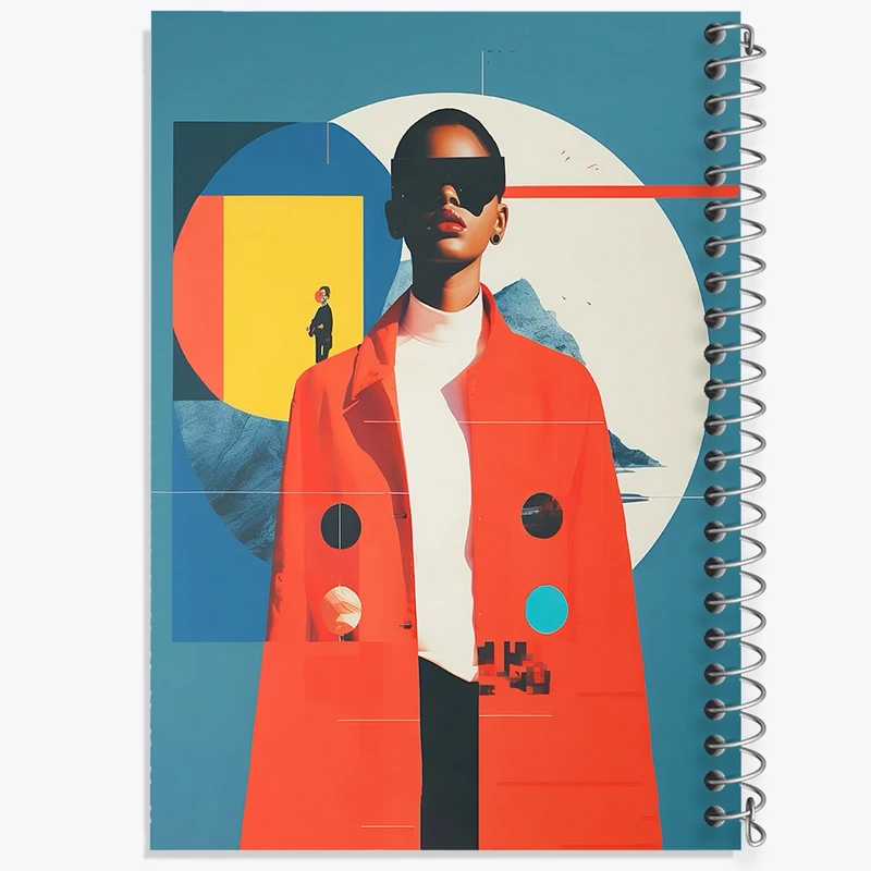 دفتر شطرنجی 50 برگ خندالو طرح دخترانه کد F10112