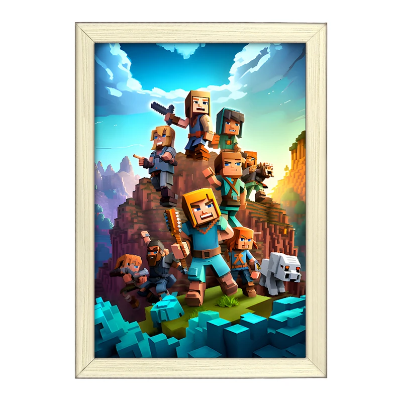 تابلو خندالو طرح ماینکرافت (Minecraft) کد F3516