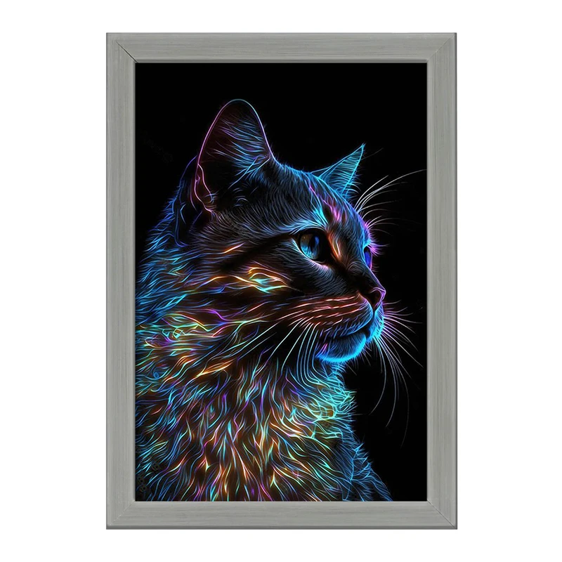 تابلو خندالو طرح گربه (Cat) کد F2945