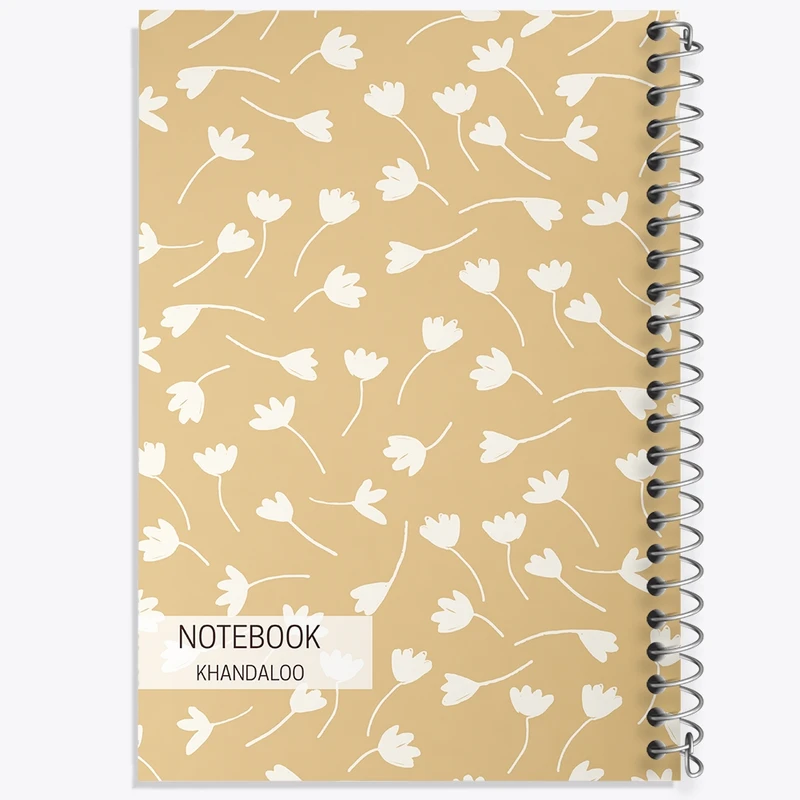 دفتر طراحی 50 برگ خندالو طرح گل گلی کد N229