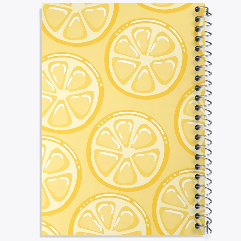 دفتر شطرنجی 50 برگ خندالو طرح پترن لیمویی کد N9148