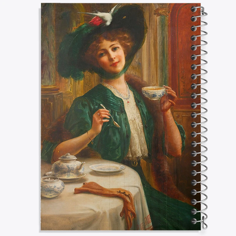 دفتر نقاشی 50 برگ خندالو طرح نقاشی سبک و وقار اثر امیلی ورنون کد F12219