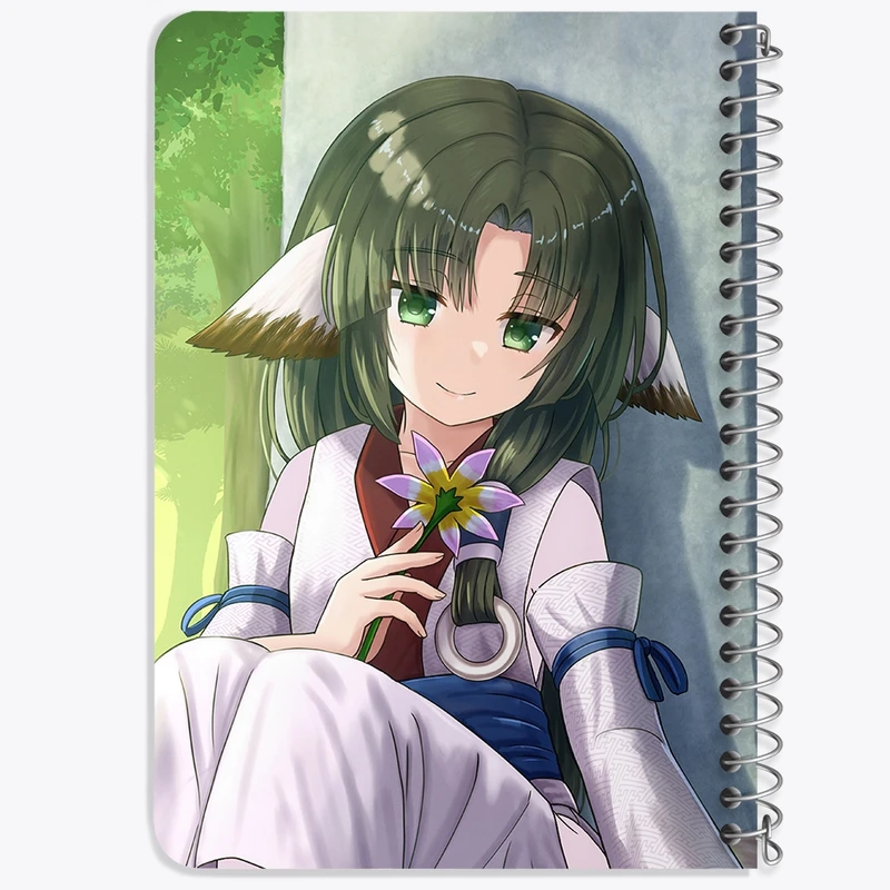 دفتر یادداشت 50 برگ خندالو طرح بازی Utawarerumono کد 35370