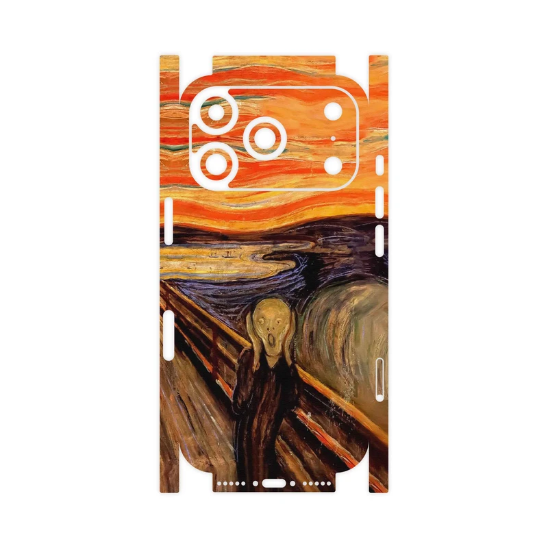 برچسب پوششی ماهوت مدل The Scream of Munch-FullSkin مناسب برای گوشی موبایل اپل iPhone 17 Pro