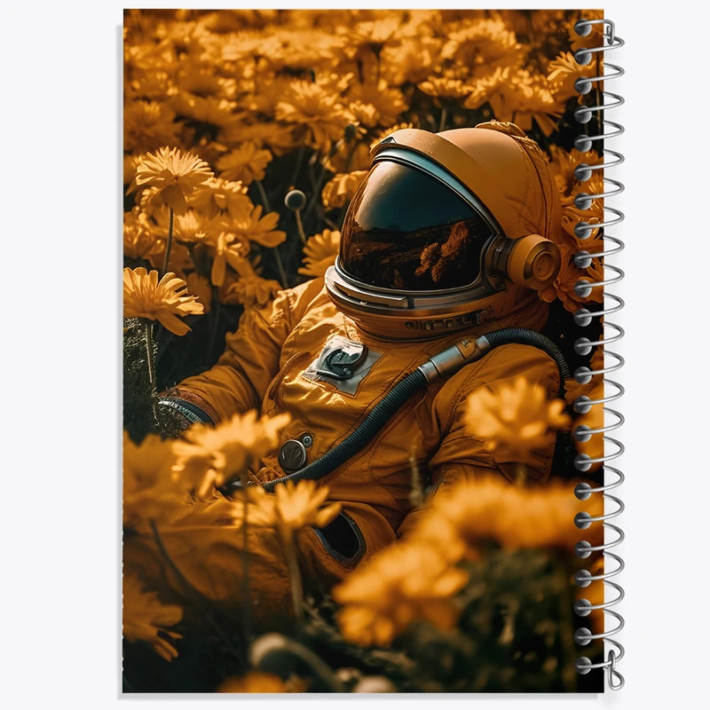 دفتر نقاشی 50 برگ خندالو طرح فضانورد کد F3939