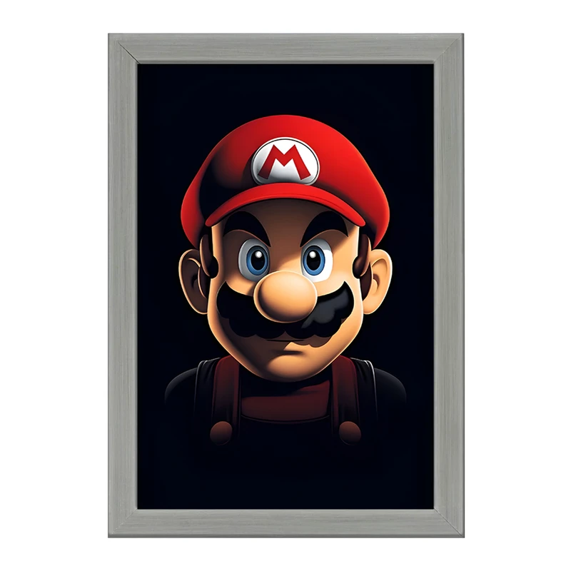 تابلو خندالو طرح سوپر ماریو (Super Mario) کد F12015