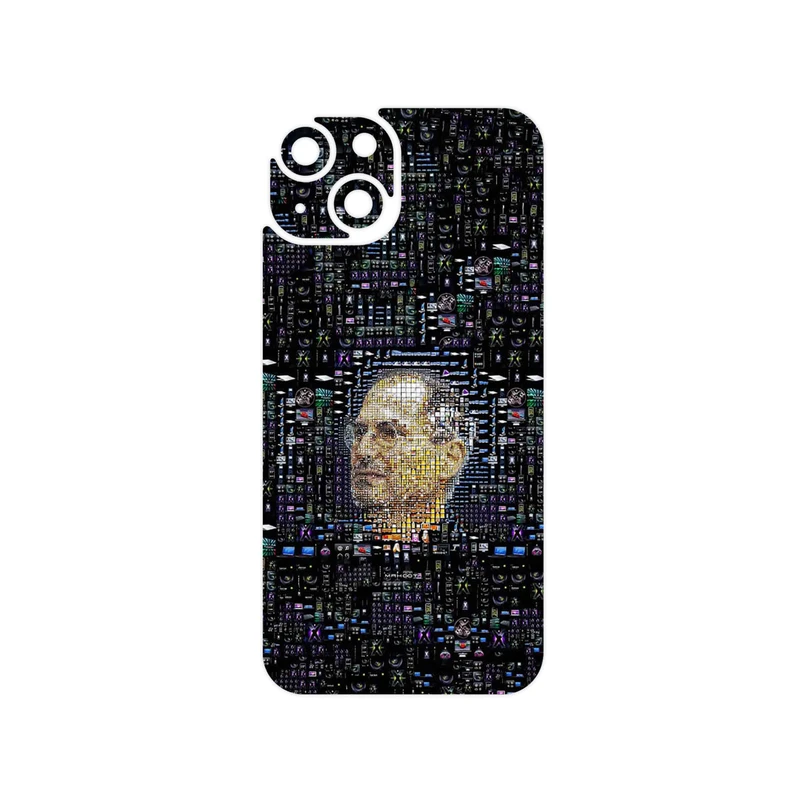 برچسب پوششی ماهوت مدل Collage of Steve Jobs 2 مناسب برای گوشی موبایل اپل iPhone 14