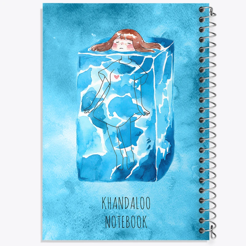 دفتر مشق 100 برگ خندالو طرح دخترانه فانتزی کد N8823