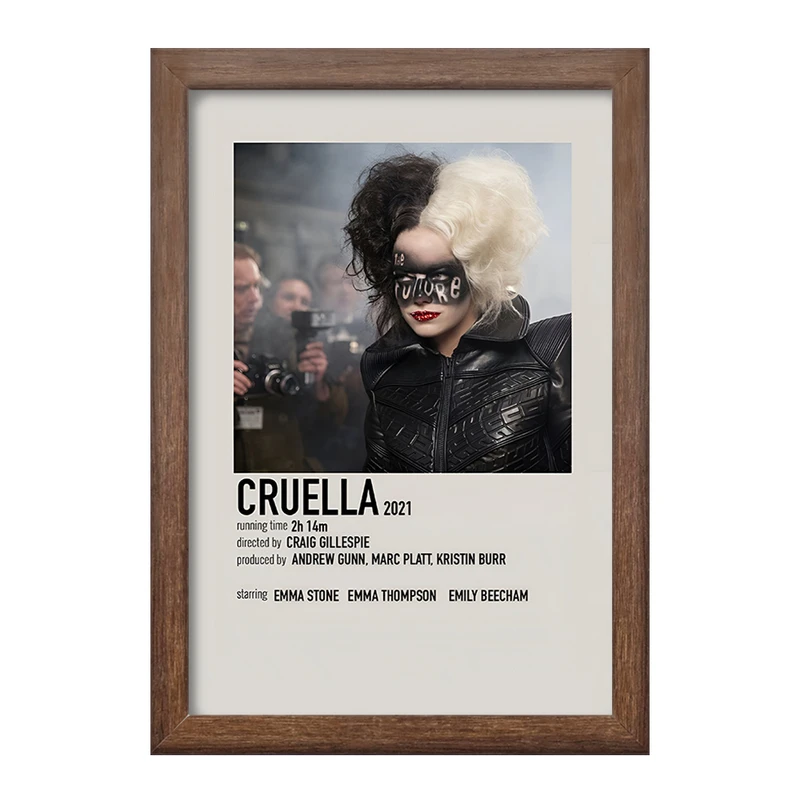 تابلو خندالو طرح کروئلا (Cruella) کد F13277