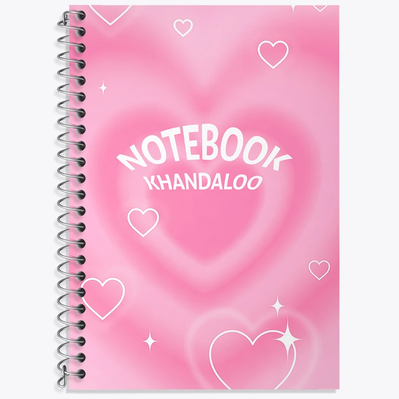 دفتر نت موسیقی 50 برگ خندالو طرح پترن قلبی کد N7910