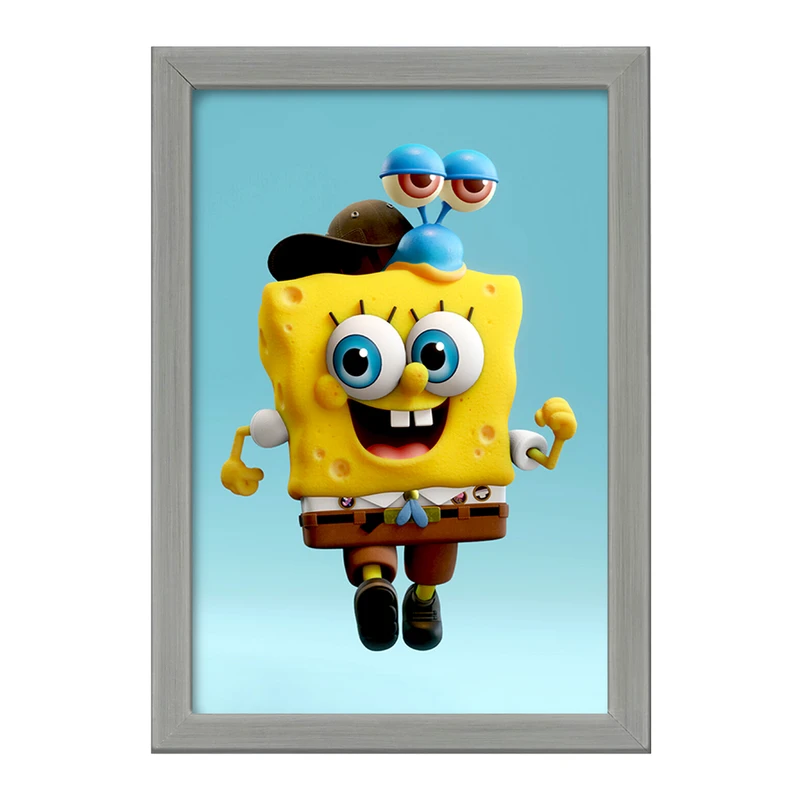 تابلو خندالو طرح باب اسفنجی و گری کد F312