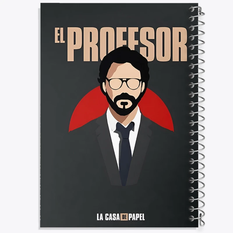 دفتر شطرنجی 50 برگ خندالو طرح پروفسور خانه کاغذی کد F10130