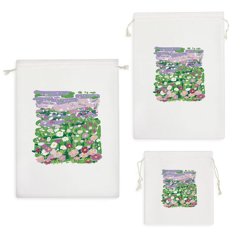 نظم دهنده خندالو مدل دشت گل های بنفش کد H1931 مجموعه 3 عددی