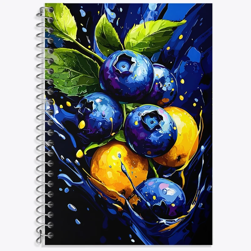 دفتر لغت 50 برگ خندالو طرح بلو بری کد F11846