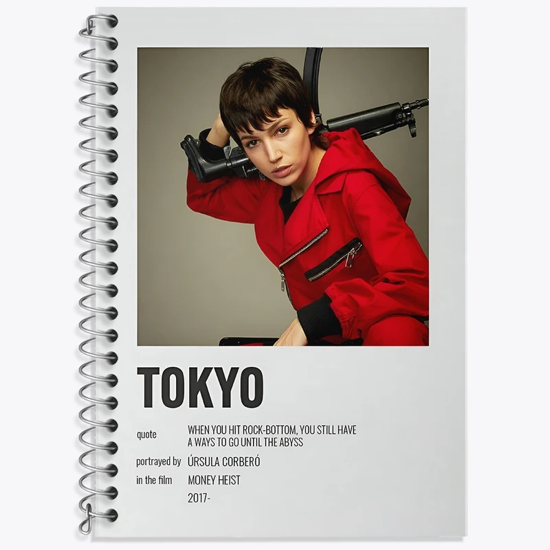 دفتر زبان 50 برگ خندالو مدل سه خط طرح توکیو (Tokyo) کد F12942