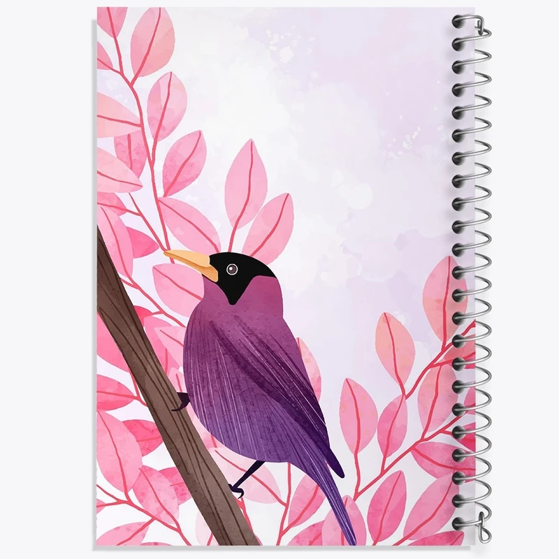 دفتر طراحی 50 برگ خندالو طرح پرنده کد F1969