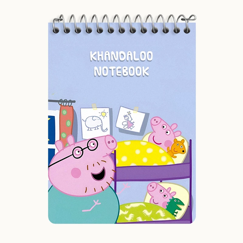 دفتر یادداشت 50 برگ خندالو طرح انیمیشن پپا پیگ (Peppa Pig) کد N9241