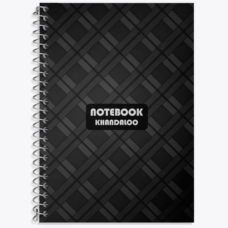 دفتر زبان 50 برگ خندالو مدل دو خط طرح مدرن کد N7586