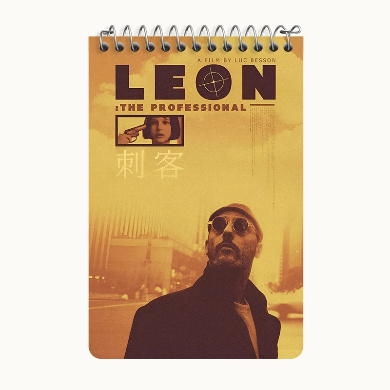 دفتر یادداشت 50 برگ خندالو طرح لئون (Leon) کد F13566