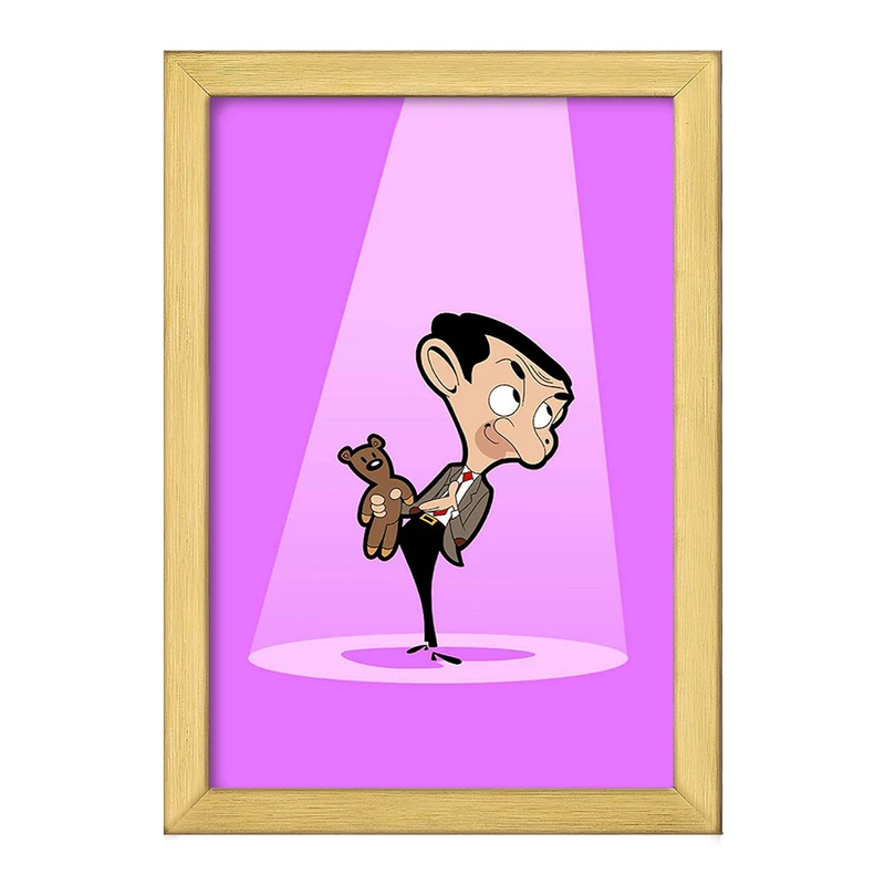 تابلو خندالو طرح مستر بین Mr Bean  کد 10653