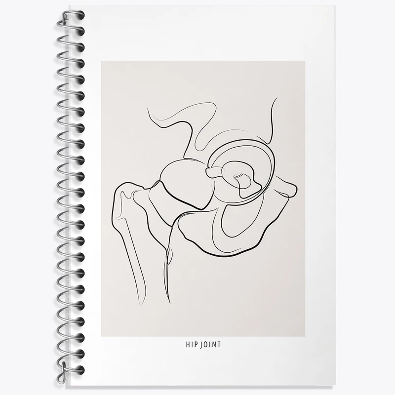 دفتر نت موسیقی 50 برگ خندالو طرح مفصل ران (Hip Joint) کد F13913