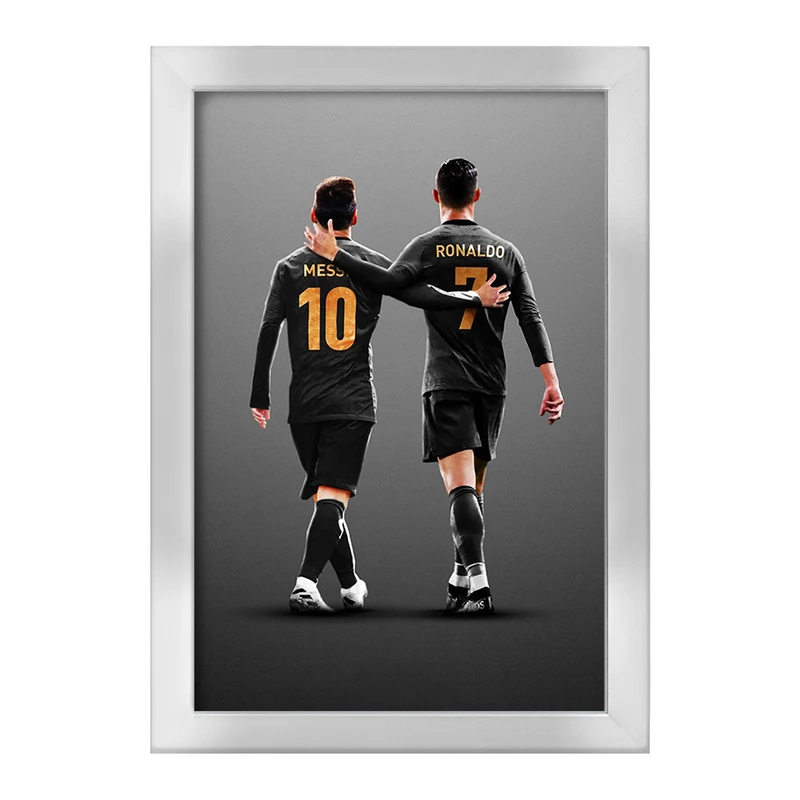 تابلو خندالو طرح کریستیانو رونالدو و لیونل مسی  کد 14001