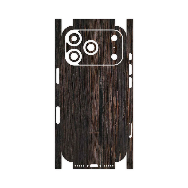 برچسب پوششی ماهوت مدل Burned_Wood-FullSkin مناسب برای گوشی موبایل اپل iPhone 17 Pro