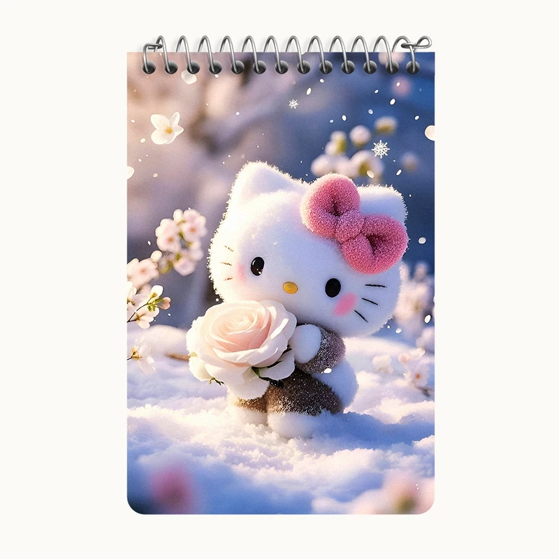 دفتر یادداشت 50 برگ خندالو طرح هلو کیتی کد F9187