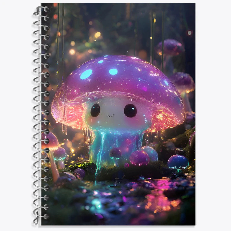 دفتر نت موسیقی 50 برگ خندالو طرح قارچ بامزه کد F11514