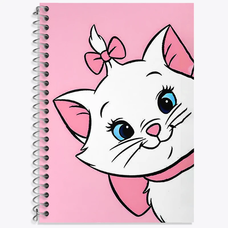 دفتر زبان 50 برگ خندالو طرح گربه های اشرافی کد N6384