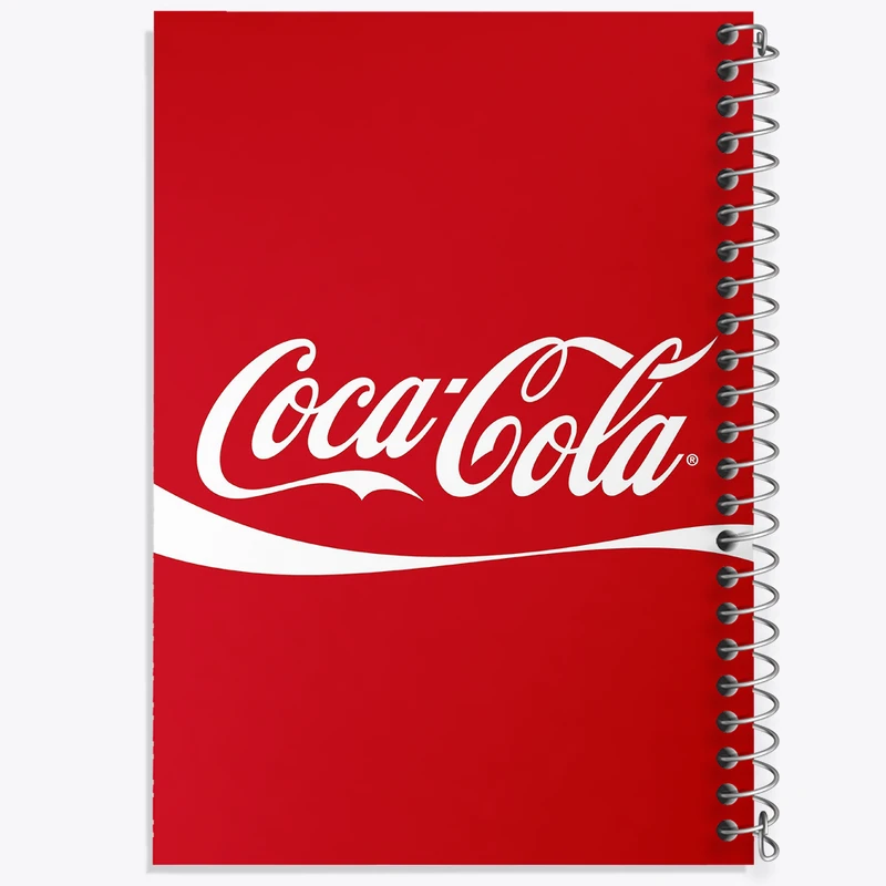 دفتر طراحی 50 برگ خندالو طرح کوکاکولا Coca-Cola  کد 6205