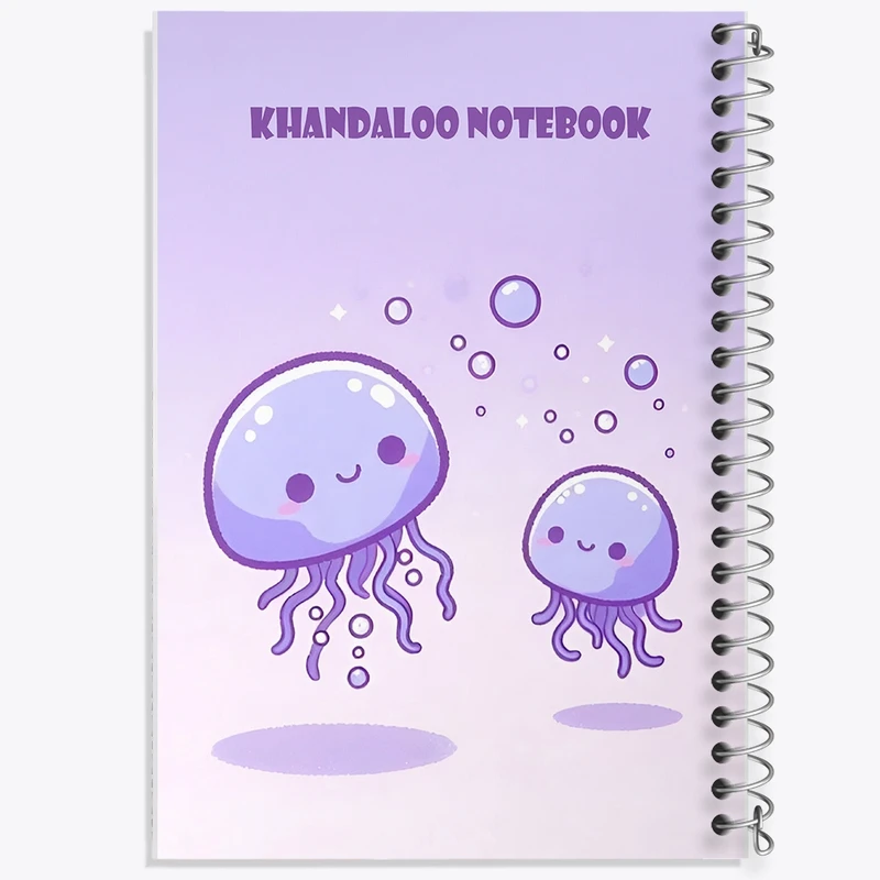 دفتر طراحی 50 برگ خندالو طرح حیوانات بامزه کد N7392