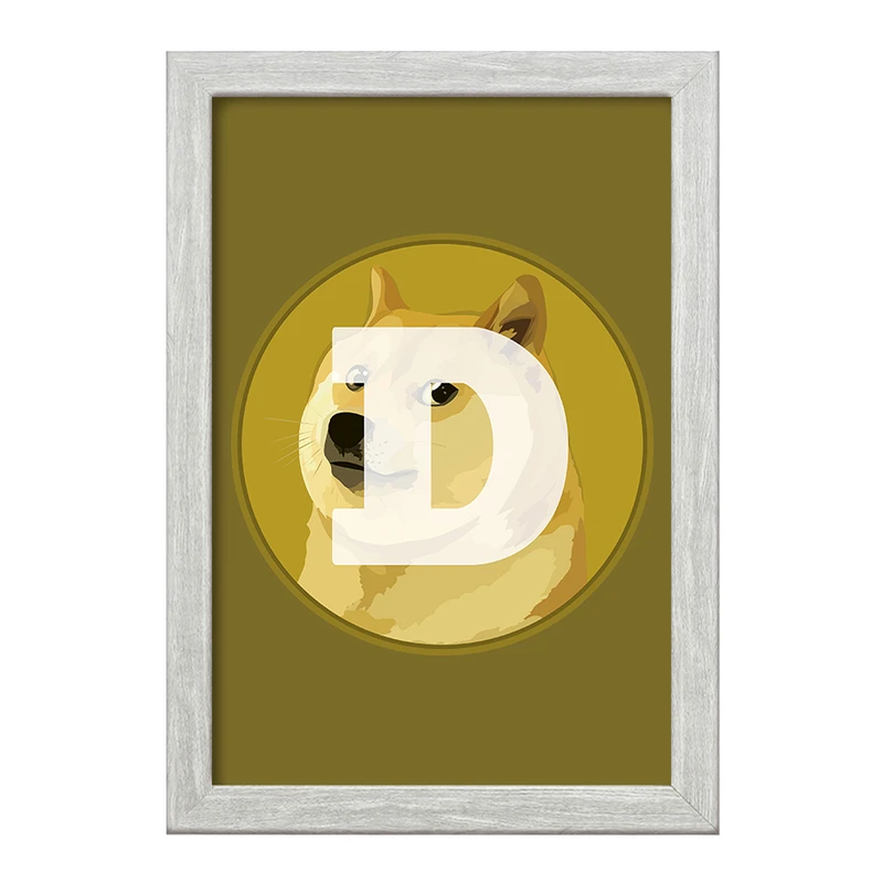 تابلو خندالو طرح ارز دیجیتال دوج کوین  کد 10880