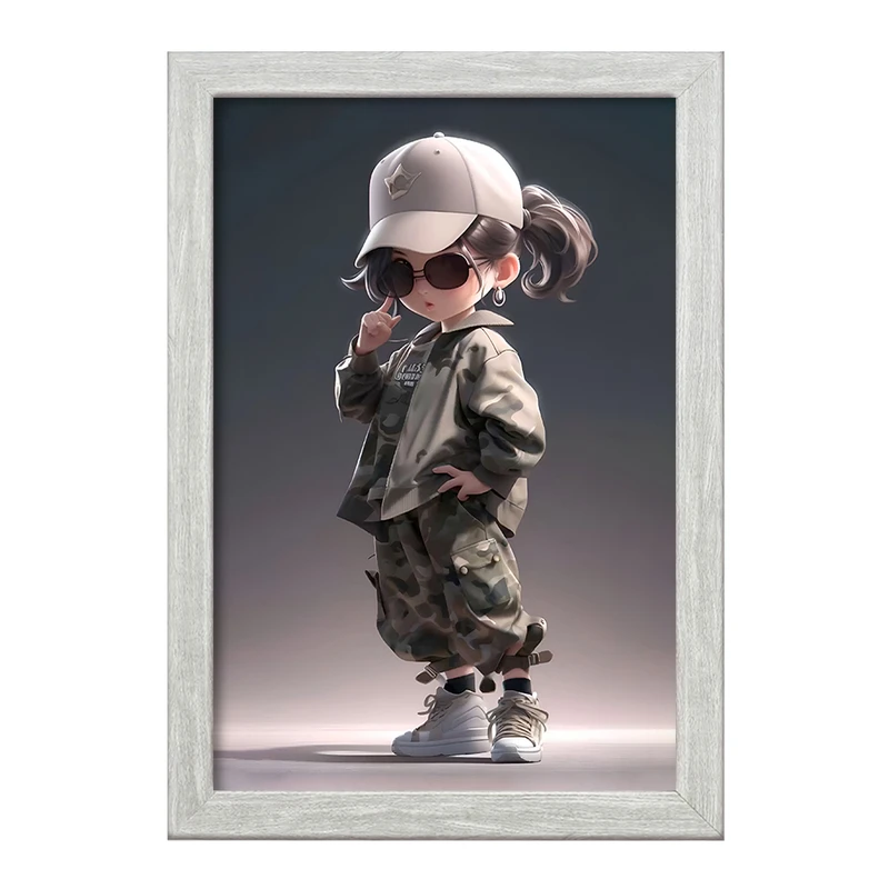 تابلو خندالو طرح دخترانه کد F4039