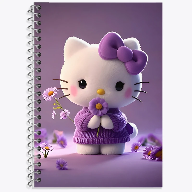 دفتر لغت 50 برگ خندالو طرح هلو کیتی کد F9188