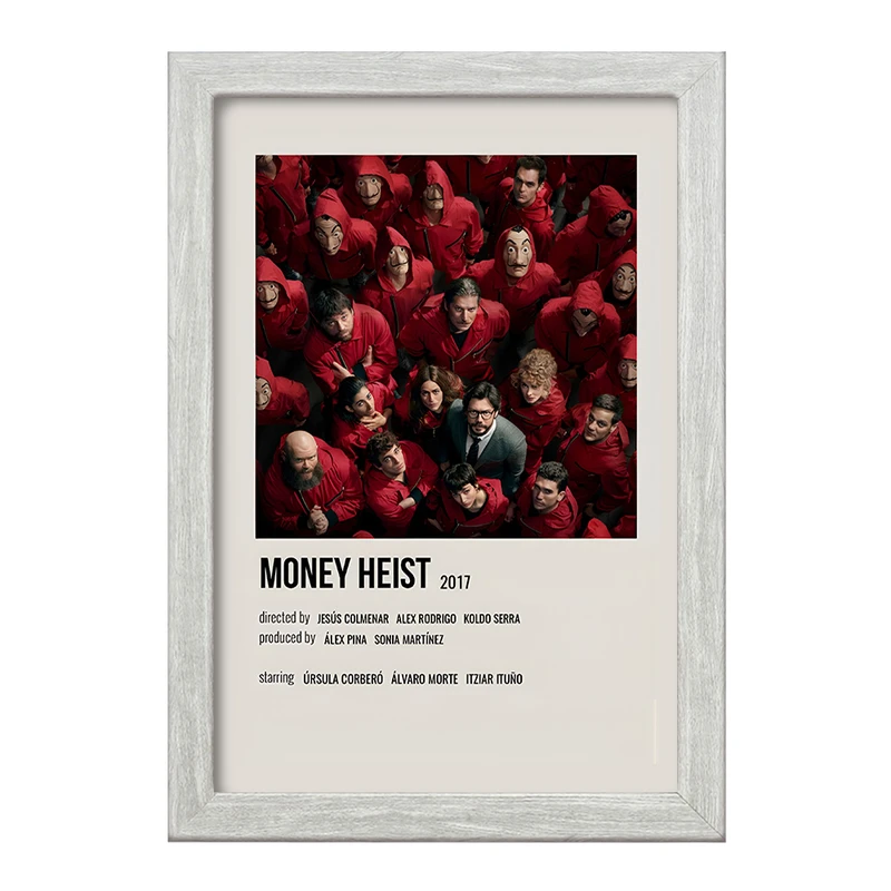 تابلو خندالو طرح خانه کاغذی (Money Heist) کد F13318