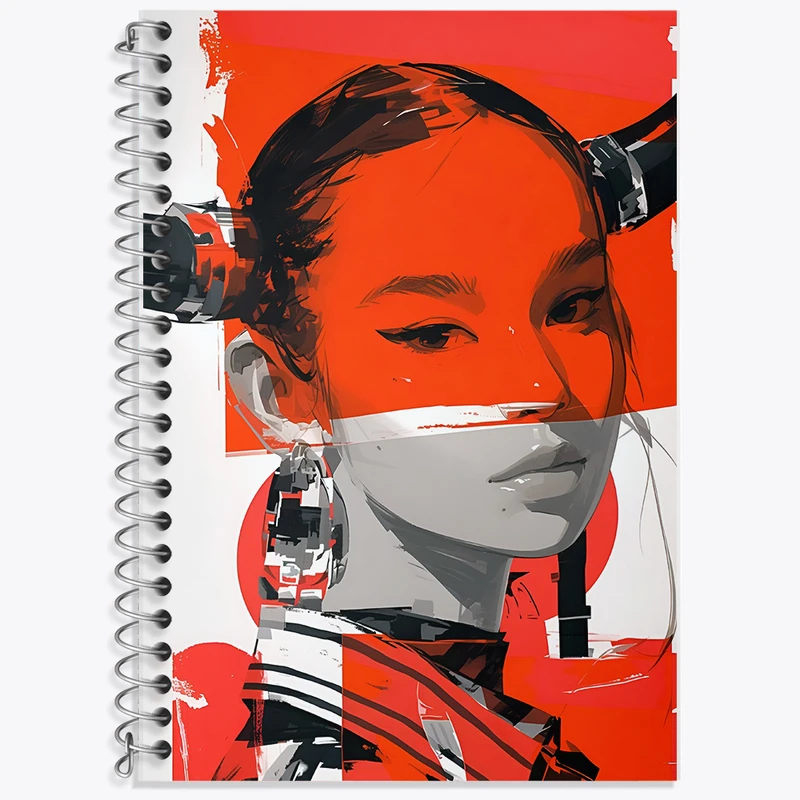 دفتر زبان دوخط 50 برگ خندالو طرح دخترانه کد F10833