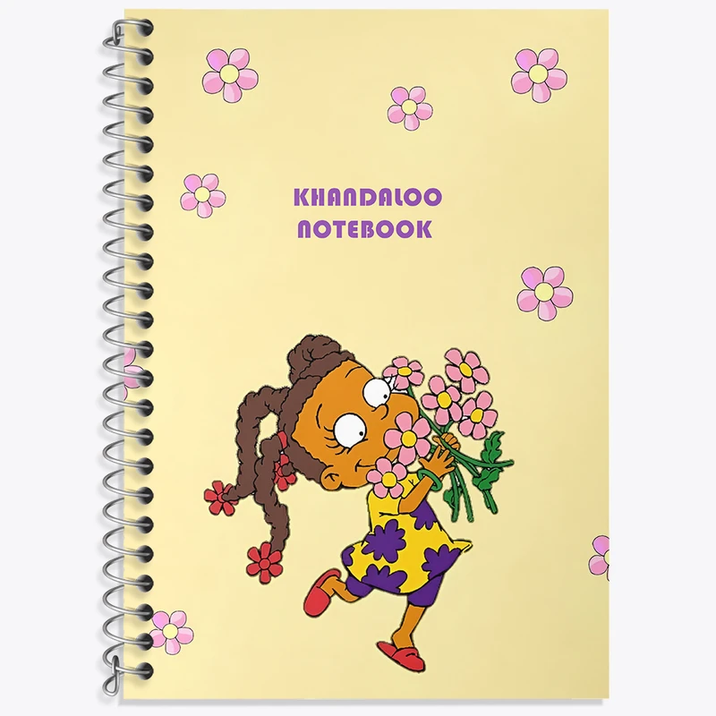 دفتر زبان 50 برگ خندالو مدل دو خط طرح راگرتز (Rugrats) کد N6366