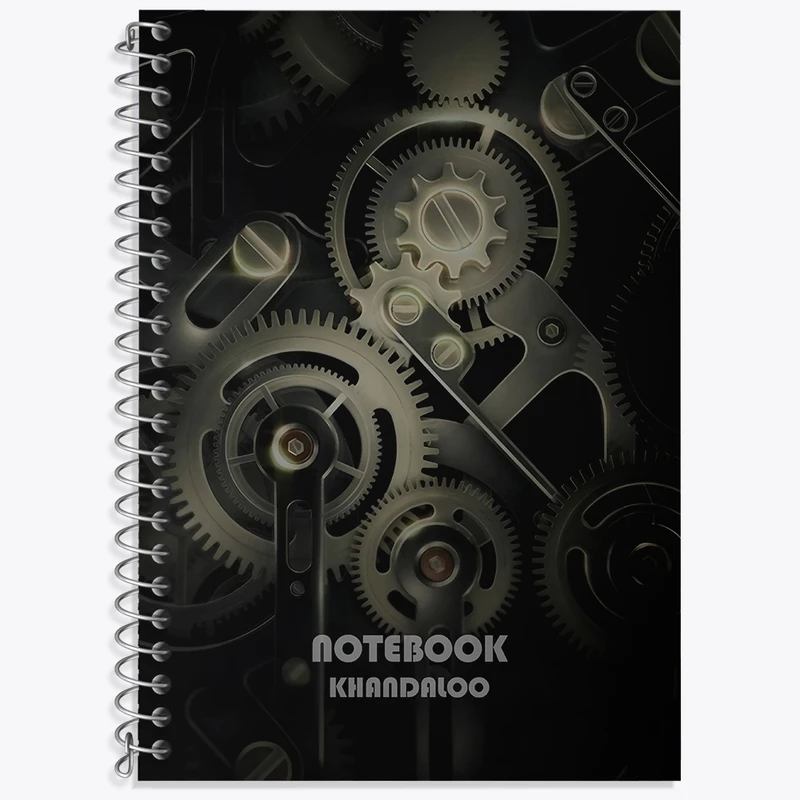 دفتر زبان 50 برگ خندالو مدل سه خط طرح مدرن کد N7605