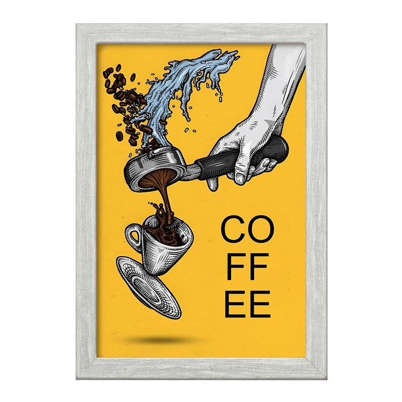 تابلو خندالو طرح قهوه (COFFEE) کد F11044