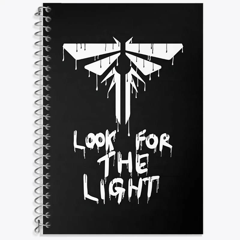 دفتر زبان 50 برگ خندالو مدل سه خط طرح آخرین بازمانده از ما (The Last Of Us) کد F13587