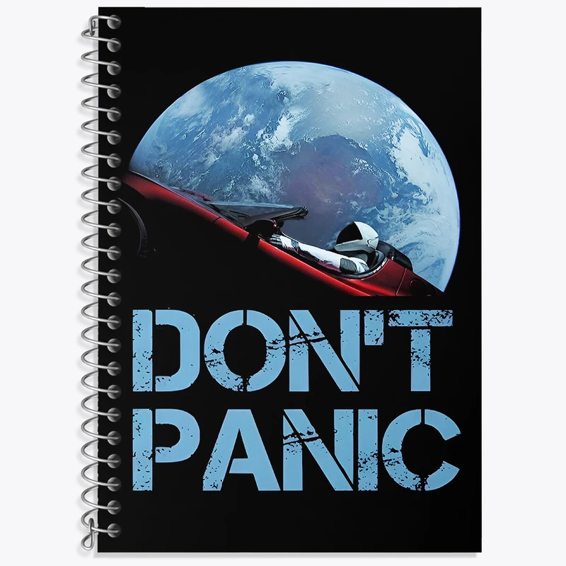 دفتر نت موسیقی 50 برگ خندالو طرح فضایی کد F4693