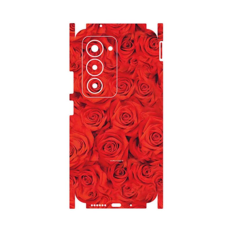 برچسب پوششی ماهوت مدل Red_Flower-FullSkin مناسب برای گوشی موبایل شیائومی Redmi 15 4G