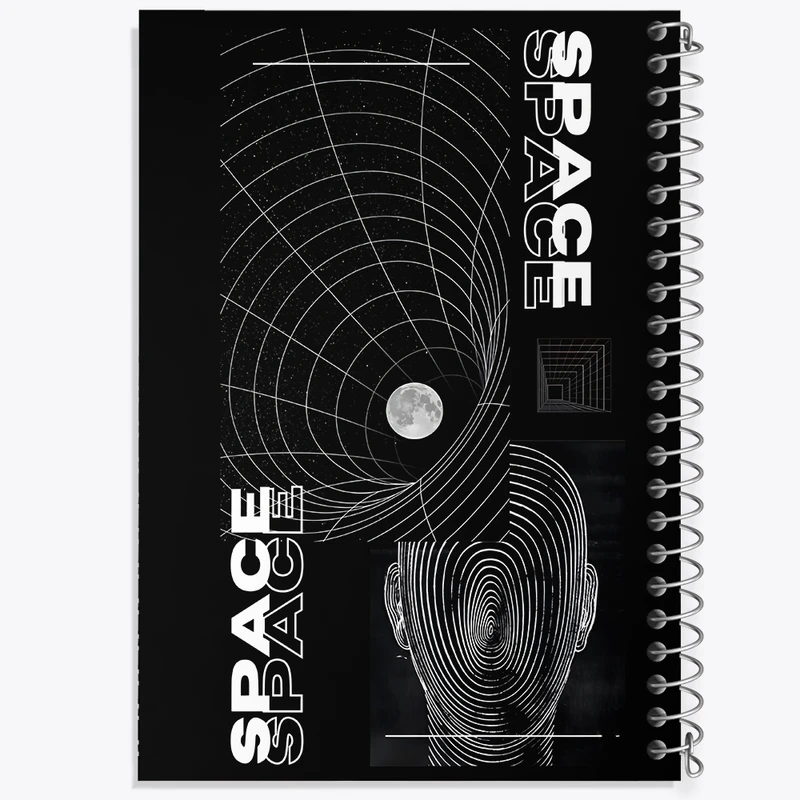 دفتر لیست خرید 50 برگ خندالو طرح Space کد F10658