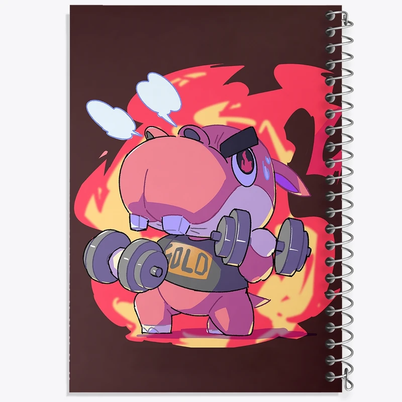 دفتر طراحی 50 برگ خندالو طرح بازی انیمال کراسینگ (Animal Crossing) کد 32684