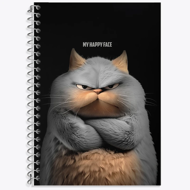 دفتر لغت 50 برگ خندالو طرح گربه کد F10040