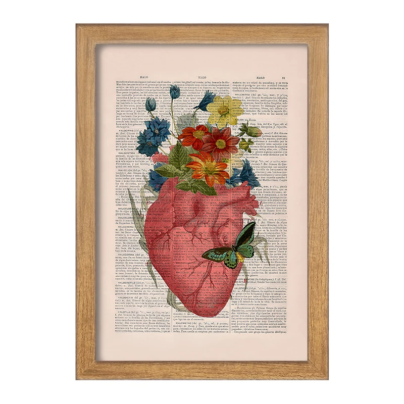 تابلو خندالو طرح قلب (Heart) کد F14043